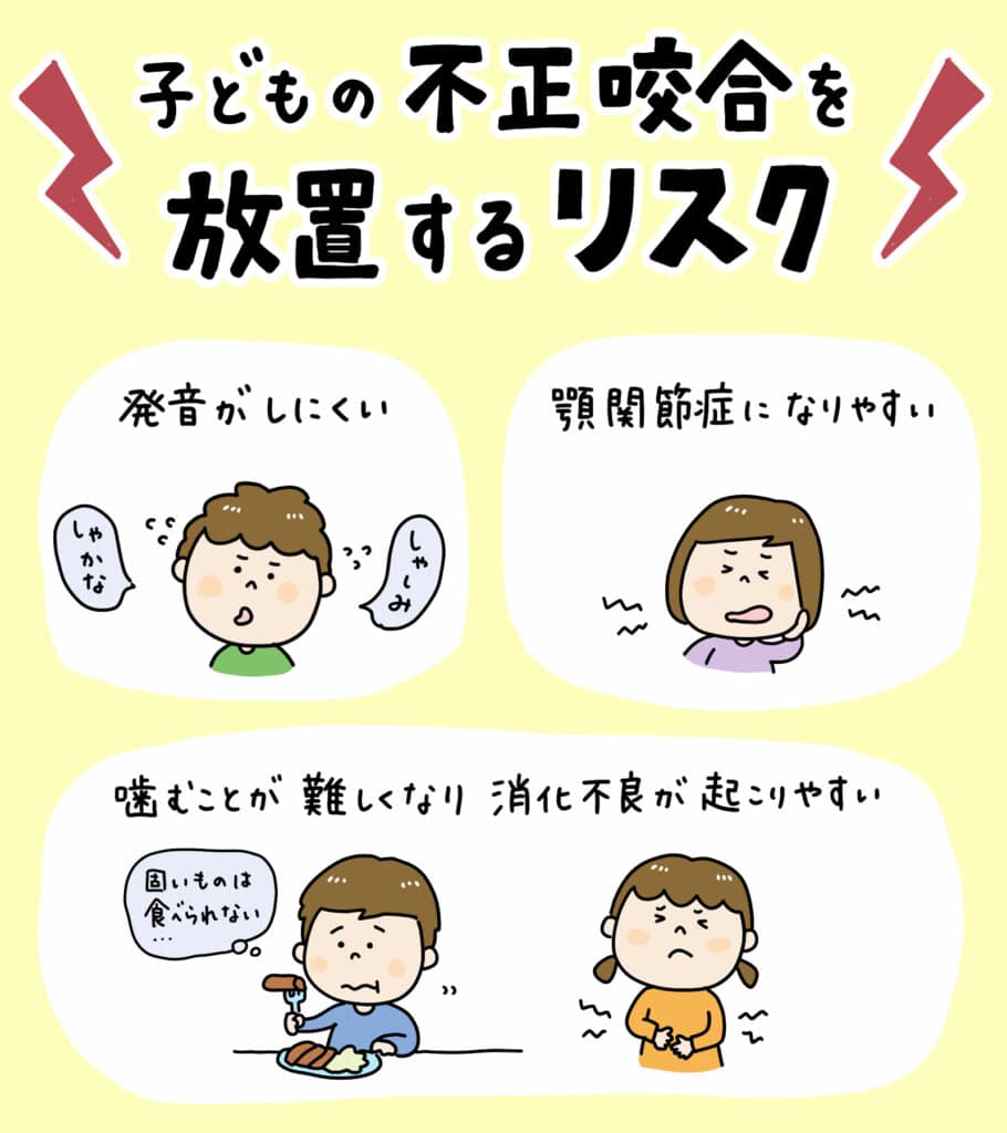 サ行とタ行が言えない_5_子供の滑舌が悪い原因と歯並びの関係について解説するイラスト