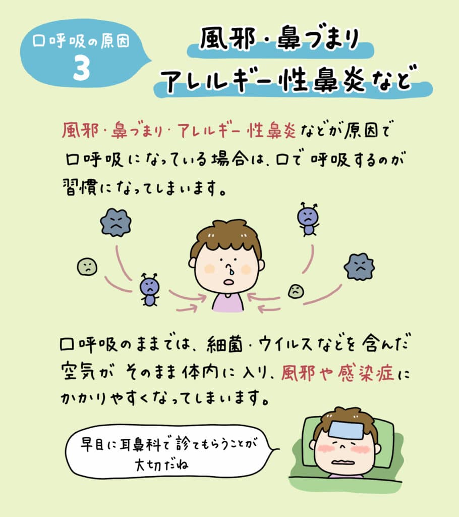 赤ちゃんの鼻呼吸が口呼吸に変わる仕組み_4_解説イラスト